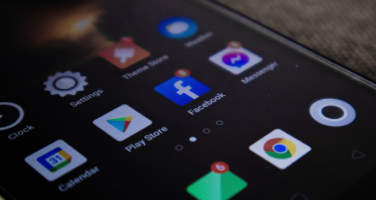 Closeup of a mobile phone app screen